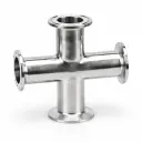 Kříž 4 × Clamp, Ø 25 × 1,5 mm, L = 110 mm (Clamp 50,5)