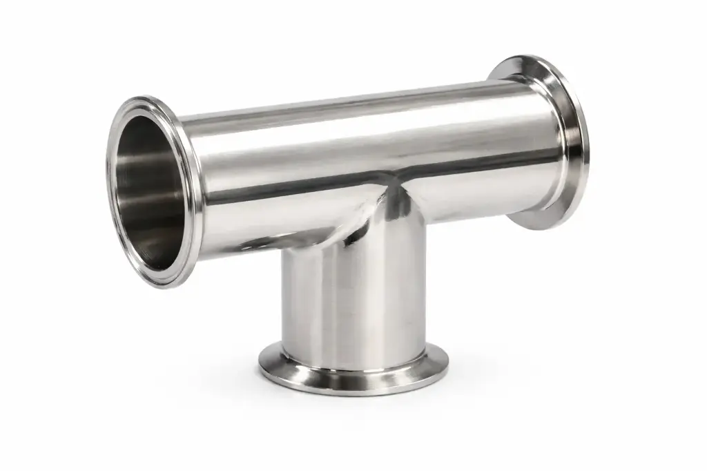 T-kus 3 × Clamp, Ø 25 mm, L = 109 mm (Clamp 50,5)