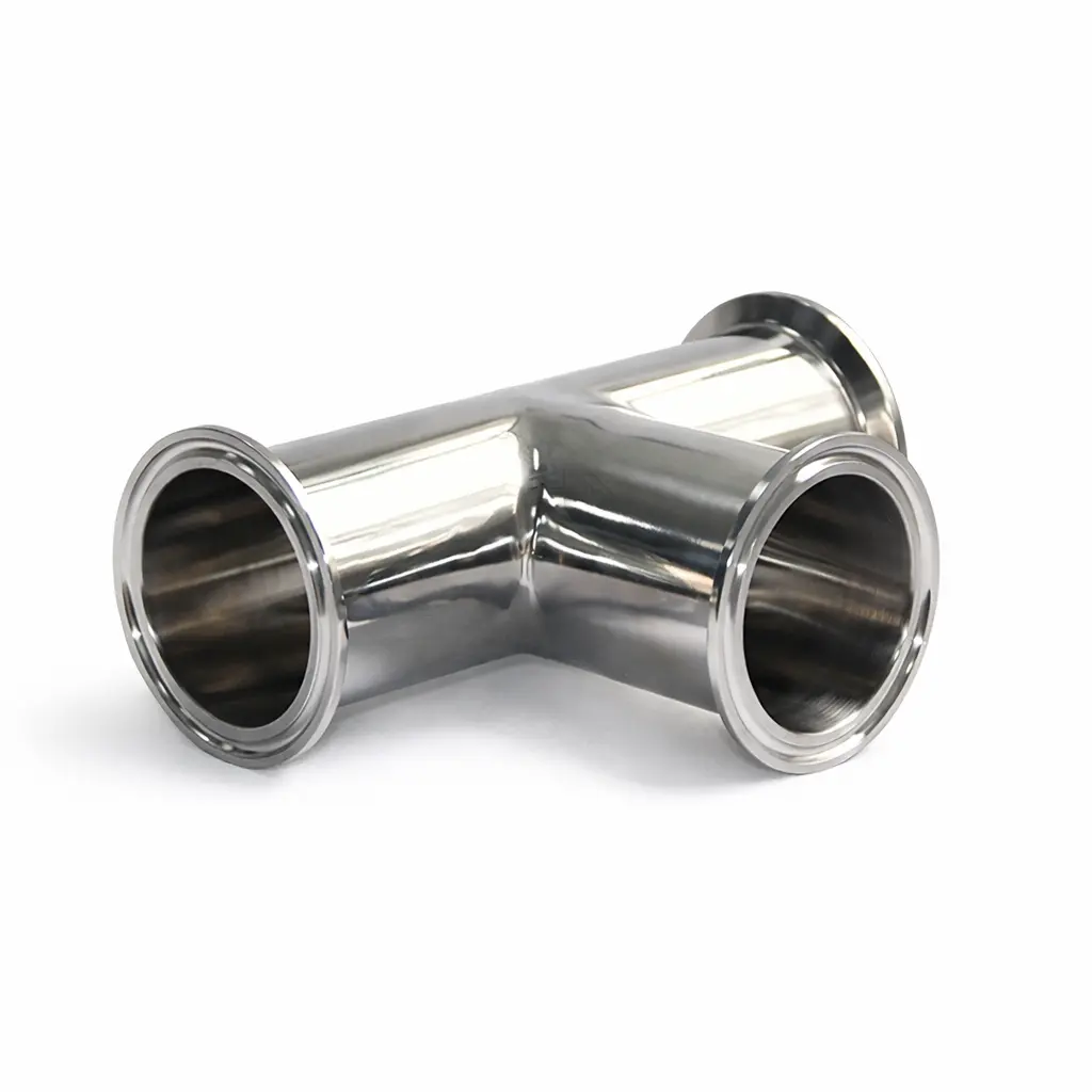 T-kus 3 × Clamp, Ø 38 mm, L = 140 mm (Clamp 50,5)