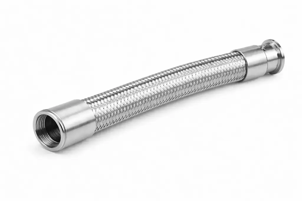 Flexibilní nerezová hadice L=500, 5/4"female závit - 50,5 clamp