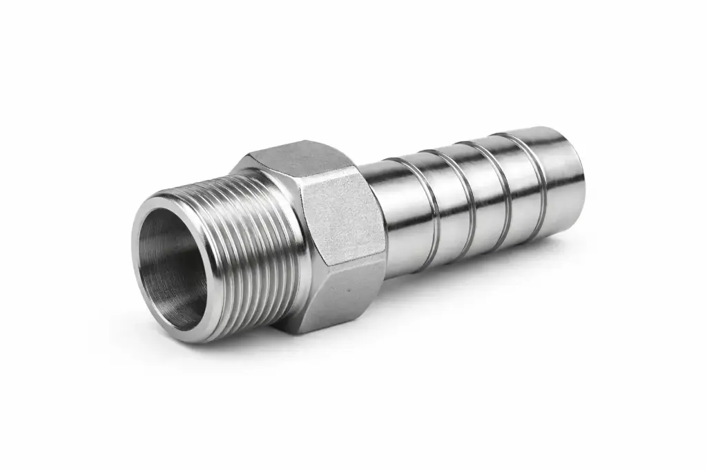 Nerezová hadicová spojka  1" vnější - hadice 1"