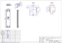 Chladič L=500, 20 desek 2x clamp