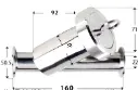Filtr 0,5mm pore size, y typ, DN25 ,průběžný, clamp 50