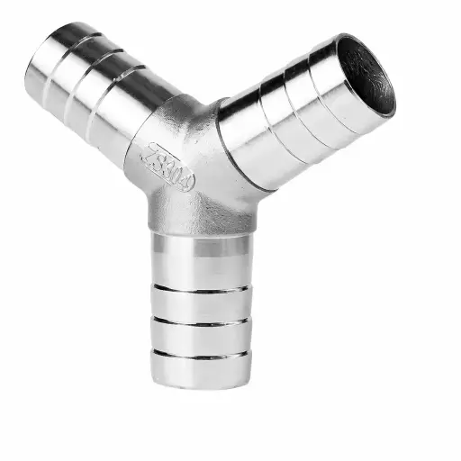 [13703] Nerezová hadicová spojka T (Y) hadice 1"