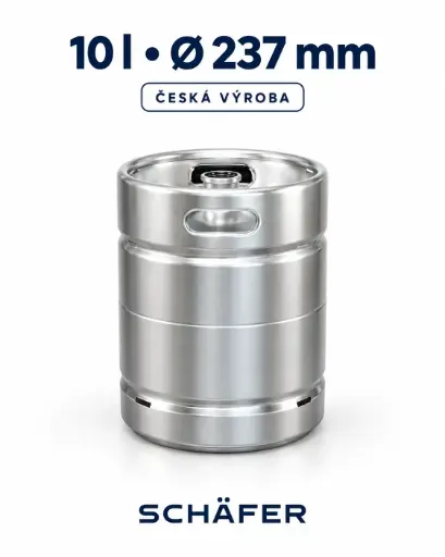 [81306] SCHÄFER–SUDEX KEG 10 l Slim 237 – stackable, Czech production